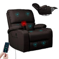 #Rocking Recliner Chair Massage Heat Swivel Living Room Bedroom Nursery