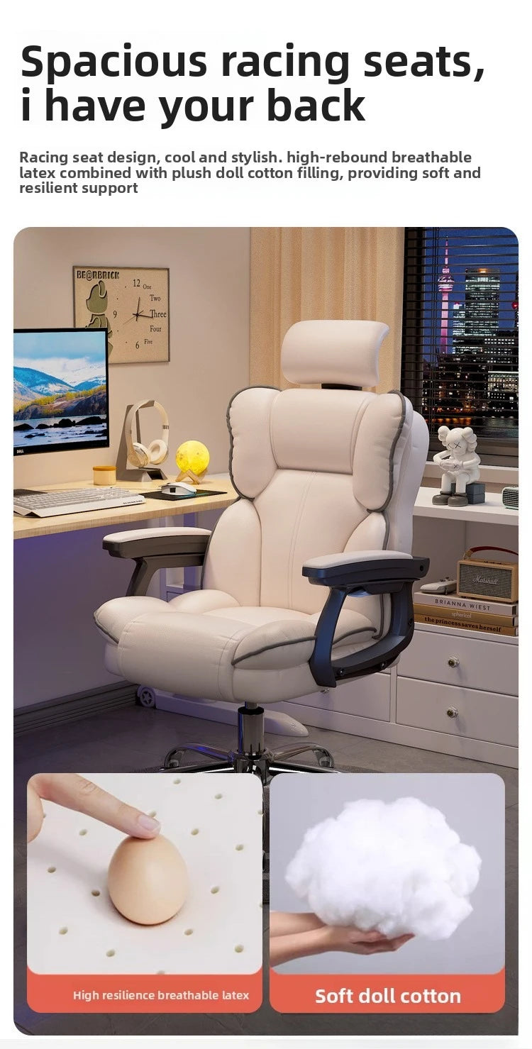 Mobile Ergonomic Office Chair Recliner Computer Bedroom Accent Office Chair Gameing Study Sillas De Oficina Office Furniture