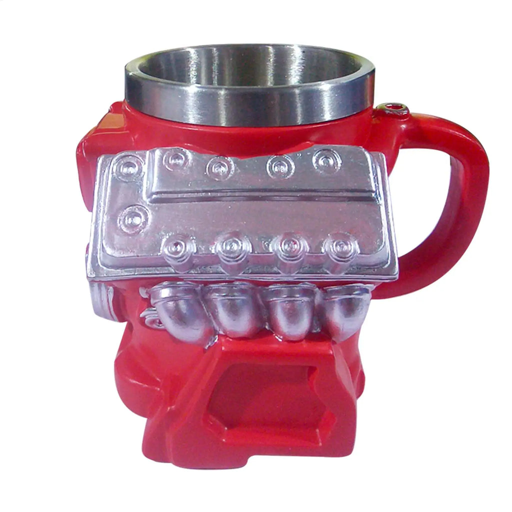300ML V8 Engine Coffee Mug Milk Cup Art Decoration Mug For Men Car Enthusiasts Lover Mechanics Kitchen Office Home Travel Coffee