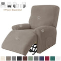 Jacquard Stretch Recliner Sofa Covers Elastic Split Armchair Chair Cover Non-Slip Chairs Slipcovers for Living Room