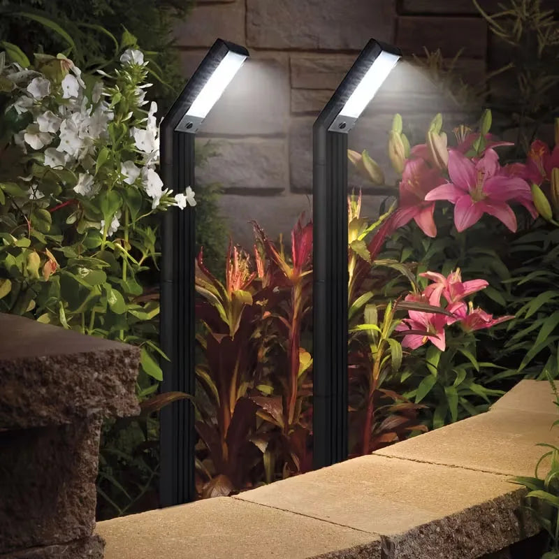Solar Ground Light 3colors or RGB Light Light Sensing Intelligence Outdoor Pathway Lighting Solar Garden Lights Durable Plastic
