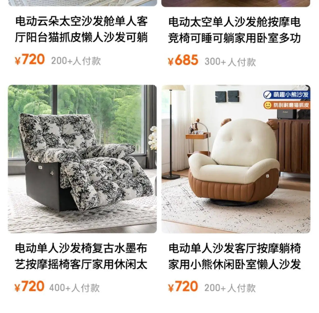 Terrasse Bedroom Living Room Chairs Lounge Relax Cozy Balcony Recliner Chair Accent Designer Mobili Per Il Soggiorno Furniture
