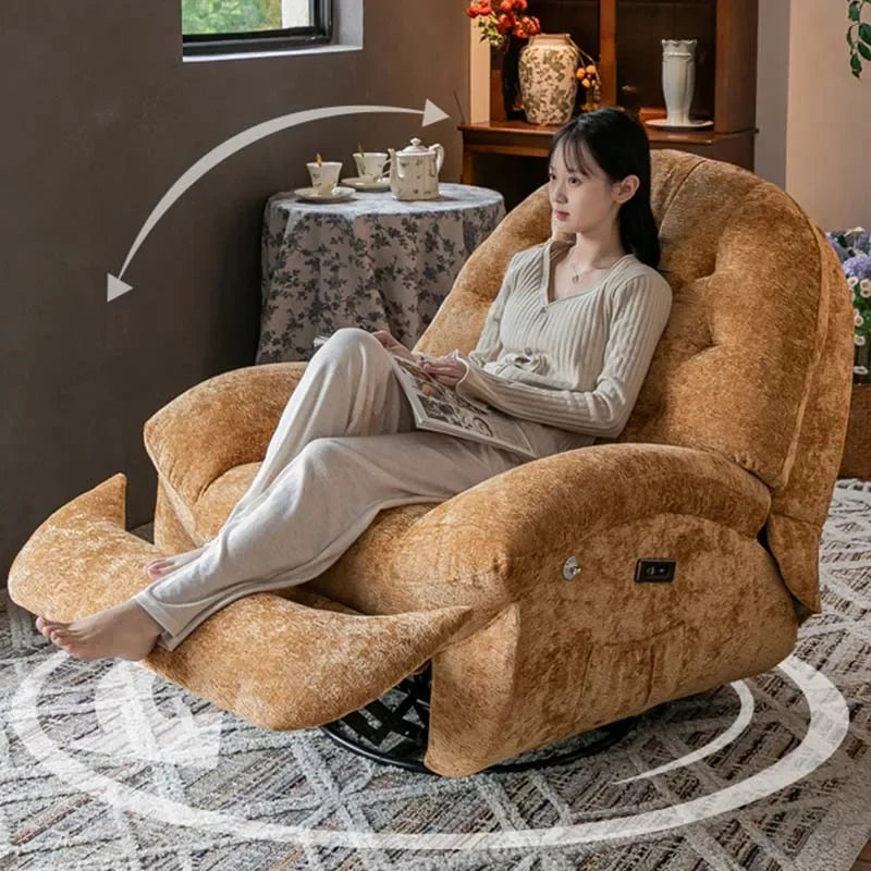 Re Plica Heating USB Sofa Luxury Elegant RotatableVoice Control Single Small Chaise Couch Lounge Nordic Muebles Trendy Furniture