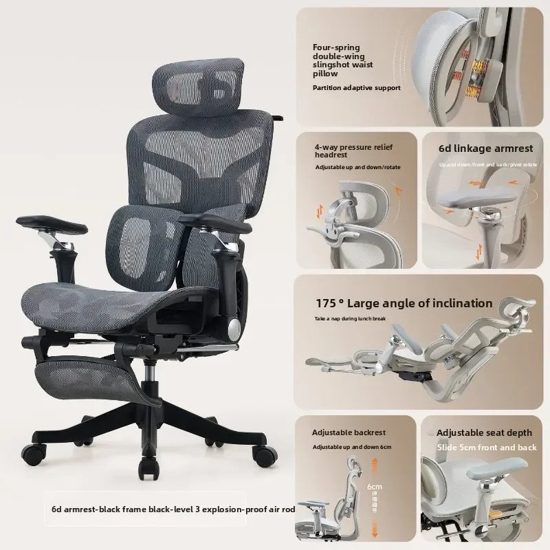 Stable New Ergonomic chair, computer chair, office chair, study chair, gaming chair, conference chair, S950-3