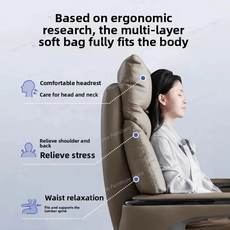 Smart Electric Executive Office Chair with Ventilation - Reclining Massage CEO Chair for Home Professional Use Furniture