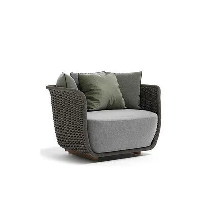 High end outdoor courtyard sofa, tea table combination, villa garden, sunroom, creative rattan chair sofa