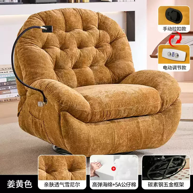 YFY  lazy sofa multi-functional reclining and sleeping leisure rocking chair small apartment single person