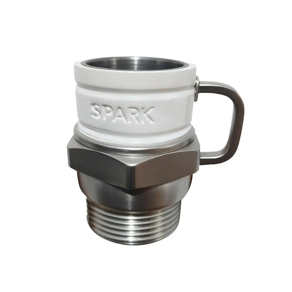 Unique Engine Shaped Mug Stainless Steel Liner Resin Appearance V6 V8 V12 Engine Engine Cup Excellent Choice For Gift Giving