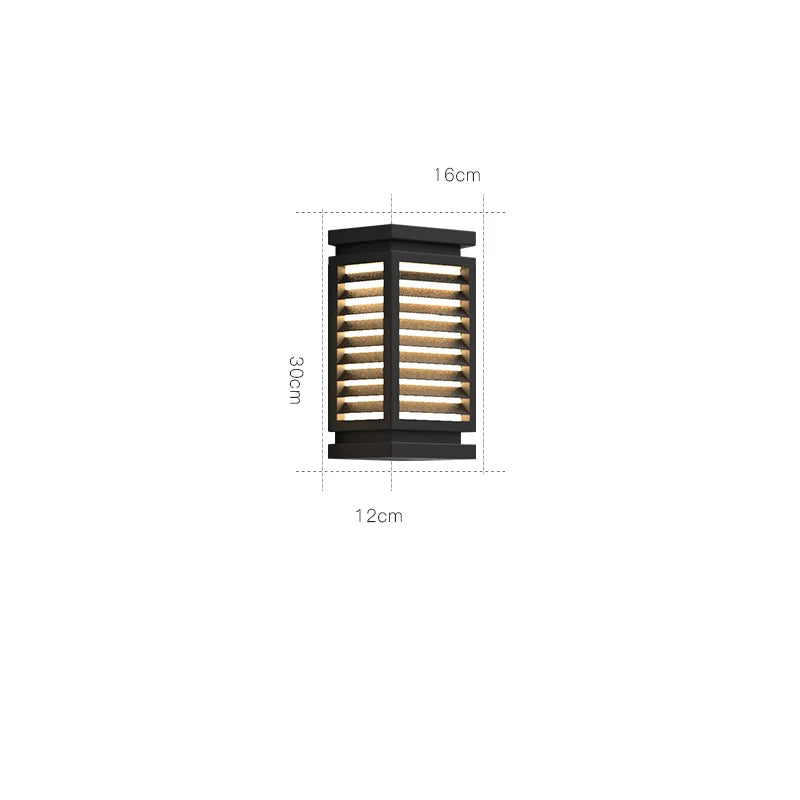 LED outdoor waterproof wall lamp IP65 exterior wall porch balcony 110V220V stainless steel garden decoration courtyard wall lamp