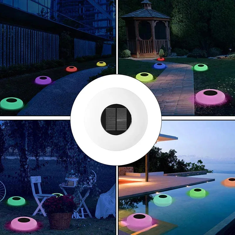 Waterproof Solar Swimming Pool Lights, Glowing Float, Outdoor Lighting, Pond, Garden Lamp Ball, 16 Colors, D25 cm, IP68