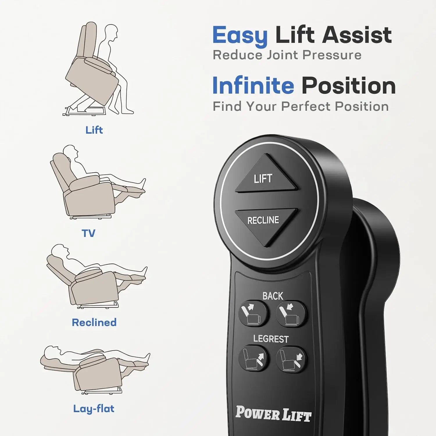 Dual Motor Power Lift Recliner Chair for Elderly with Massage and Heat, Electric Lift Chair for Adults with, Customized