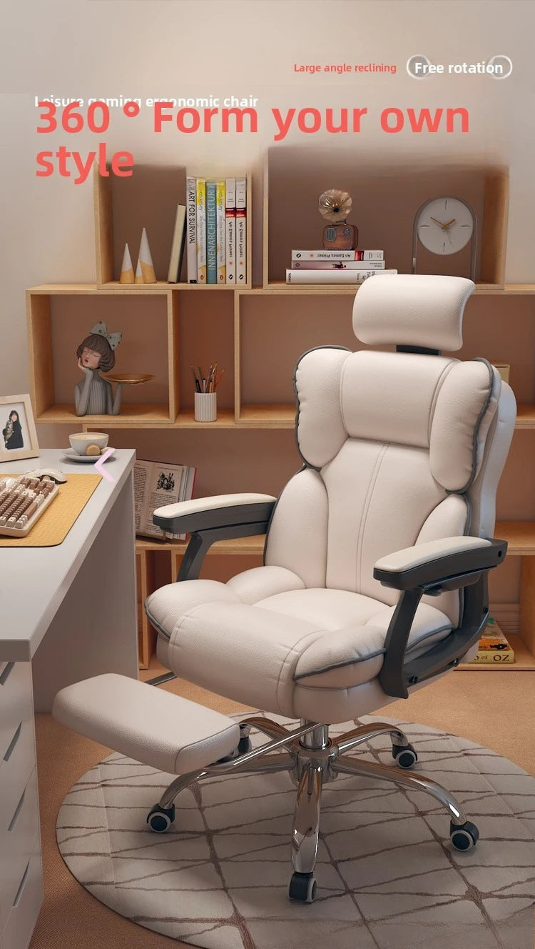 Mobile Ergonomic Office Chair Recliner Computer Bedroom Accent Office Chair Gameing Study Sillas De Oficina Office Furniture