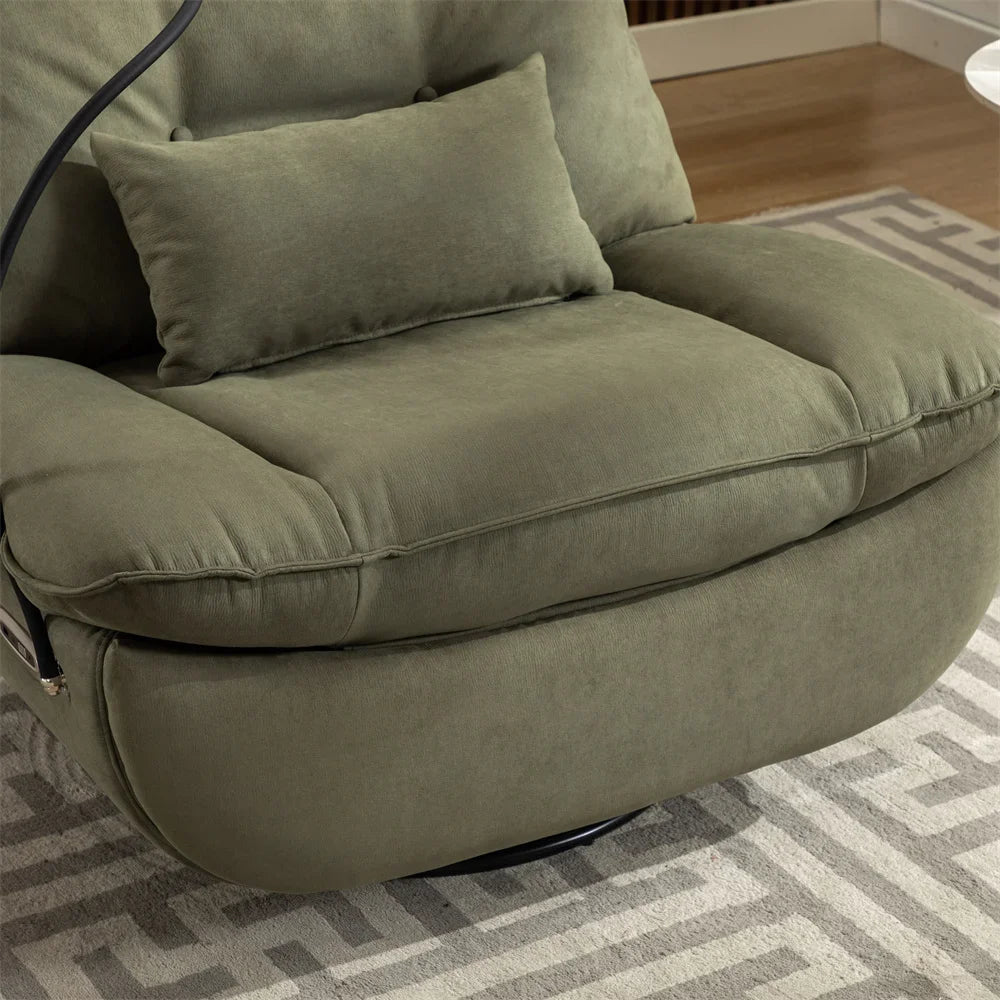 l Custom Gaming Sleeping Working Reclinable Chair Swivel Single Smart Power Recliner Sofa USB Charger with Bluetooth