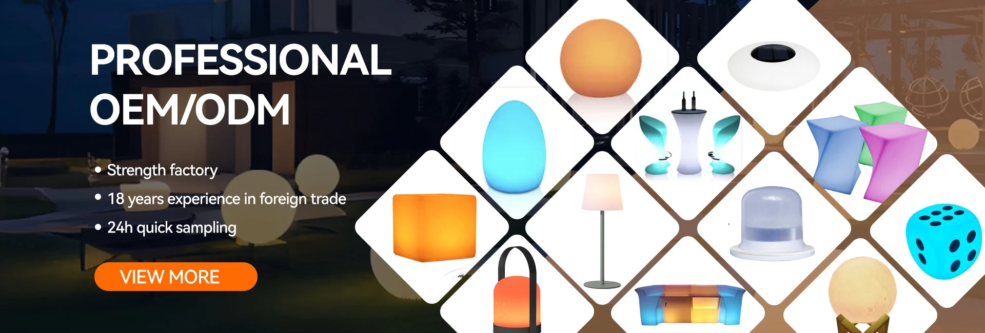 IP68 Waterproof Eco-Friendly Home Remote Control LED Garden Plant Containers Cool Flower Pots & Planters