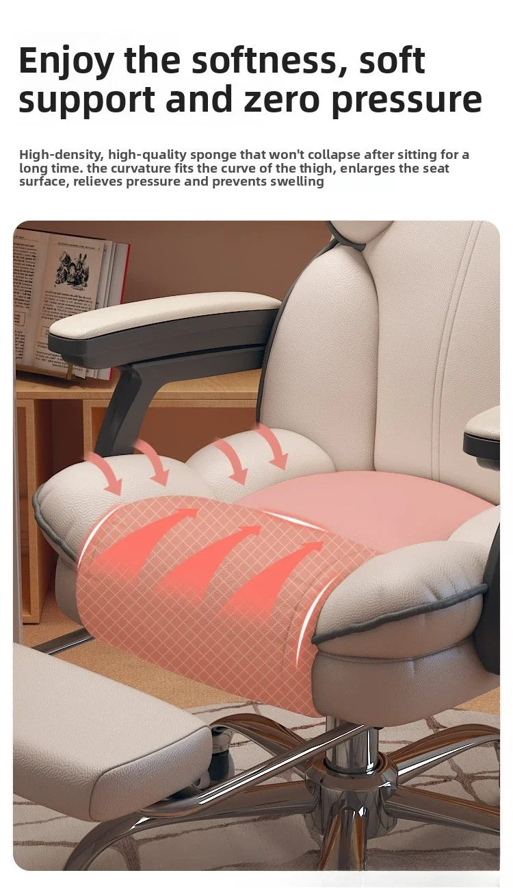 Mobile Ergonomic Office Chair Recliner Computer Bedroom Accent Office Chair Gameing Study Sillas De Oficina Office Furniture