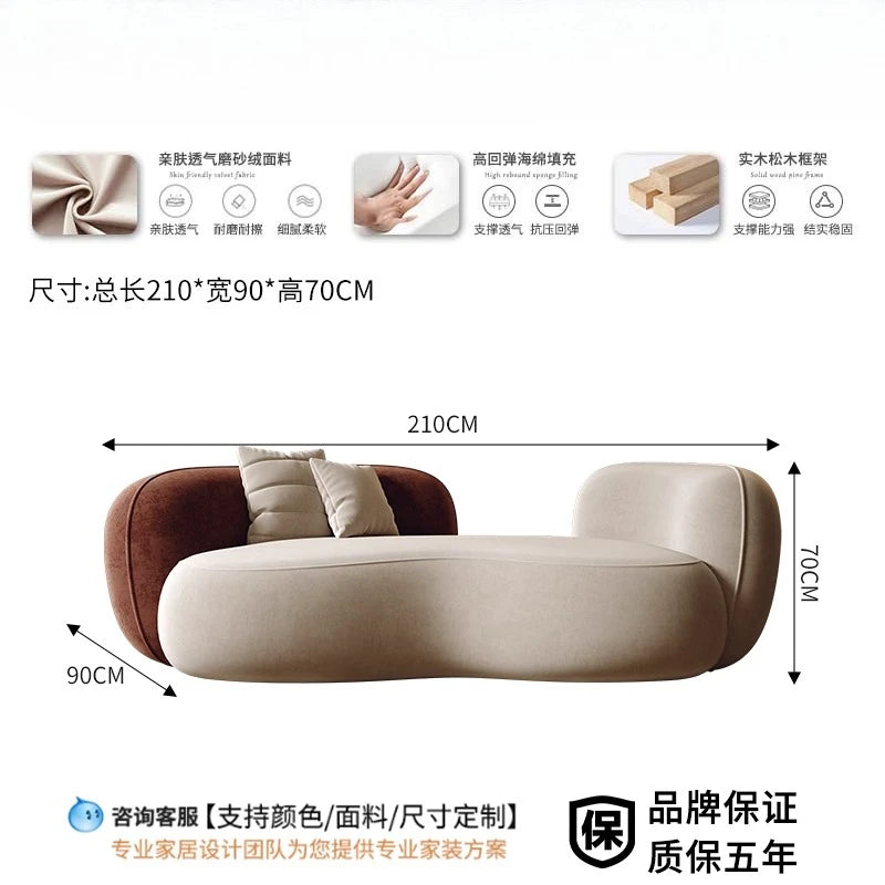 Modern home Luxury Living Room Furniture Sofa Set Floor Lazy Accents Designer Recliner Daybed Sectional Puff Sofa Corner Muebles