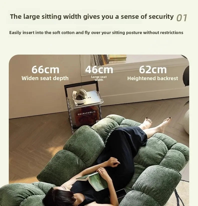Electric Recliner Chair First-Class Cloud Single Sofa Living Room Multifunctional Lazy Lounge Swivel Recliner Sitting Sleeping