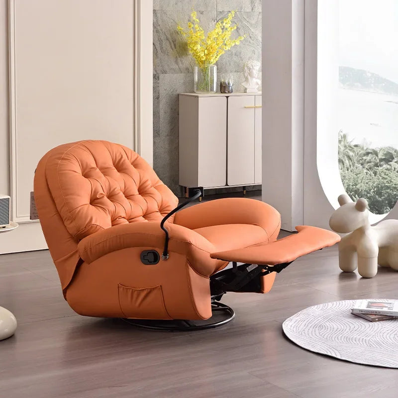 y Popular Multifunctional Reclining Chair Single Sofa Electric Leisure Modern Swivel Recliner Lounge for Living Room Furniture