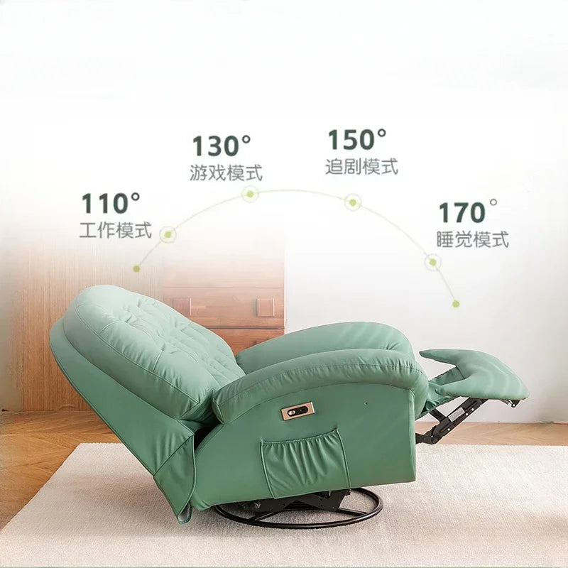 Massage Double Heating Sofa Rocking USB Mobile Phone Bracket Sofa Chair Lounges Single Modern Canape Salon Living Room Furniture