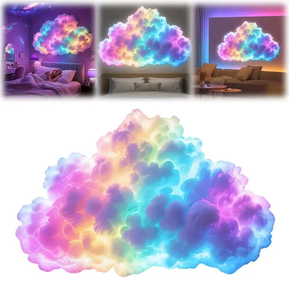 Adjustable Lighting Thundercloud LED Lights Remote Contro USB Powered Dynamic Lighting Lamp Cotton Cloud Multicolor Lights