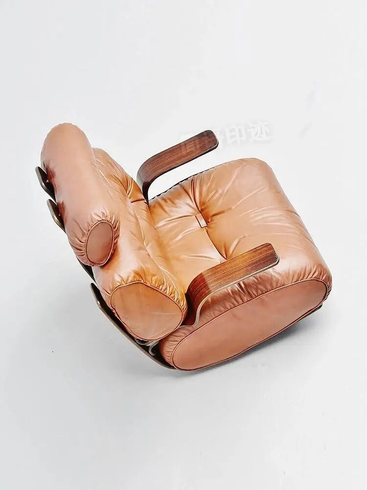 Vintage-style solid wood vintage creative casual lazy lounge chair