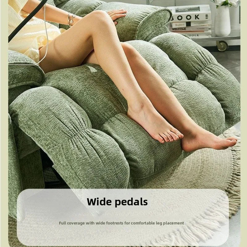 Electric Recliner Chair First-Class Cloud Single Sofa Living Room Multifunctional Lazy Lounge Swivel Recliner Sitting Sleeping