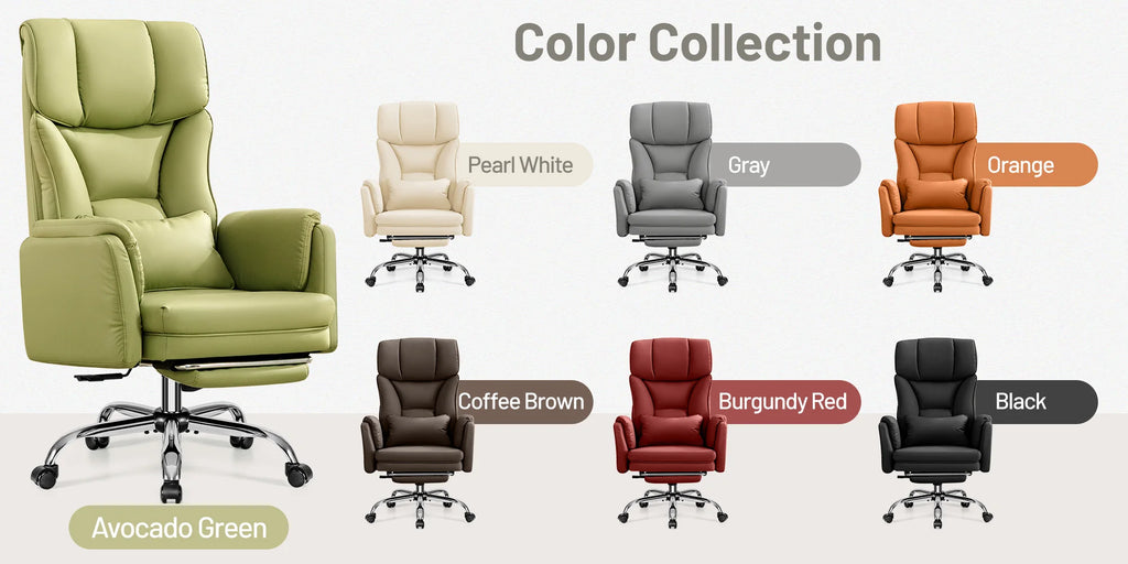 KERDOM 500lbs Big and Tall Office Chair with Flip Armrests and Wide Seat, Home Office Desk Chairs with Adjustment Lumbar Support, for Pets and Cross Legged Sitting, Headrest PU Leather Executive Chair, Metal Base & Quiet Rubb
