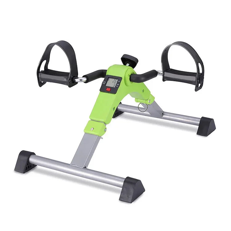 Mini Exercise Bike Pedal Exerciser Resistance Cycle Arm Leg Folding Exerciser Fitness