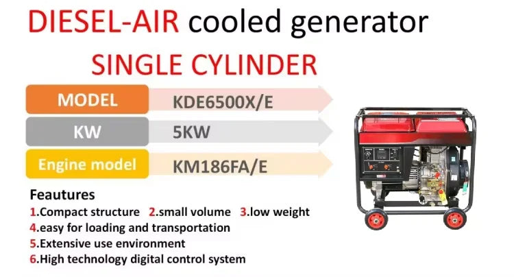 2026 YHS Hot Sale 2kw 3KW 4kw 5kw Portable Petro Inverter Power Generators Silent Ga soline Generators for Home Use Backup Power