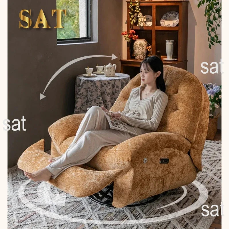 #Re Plica Heating USB Sofa Luxury Elegant RotatableVoice Control Single Small Chaise Couch Lounge Nordic Muebles Trendy Furnitur