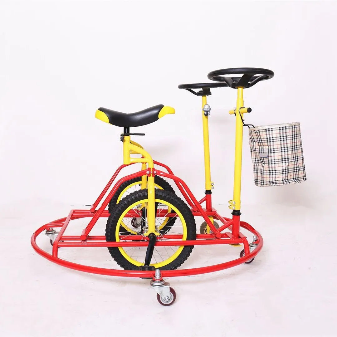 Ice and ground double double bicycle steel frame ordinary pedal support customization