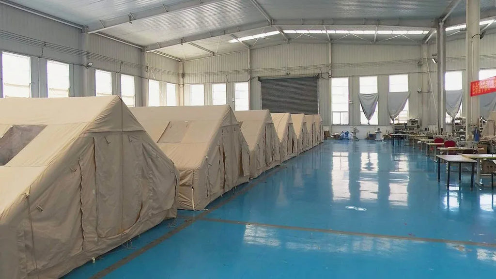 Large Luxury 5 6 7 Person Waterproof Durable Inflatable Airtight Camping Tent for Outdoor Camping