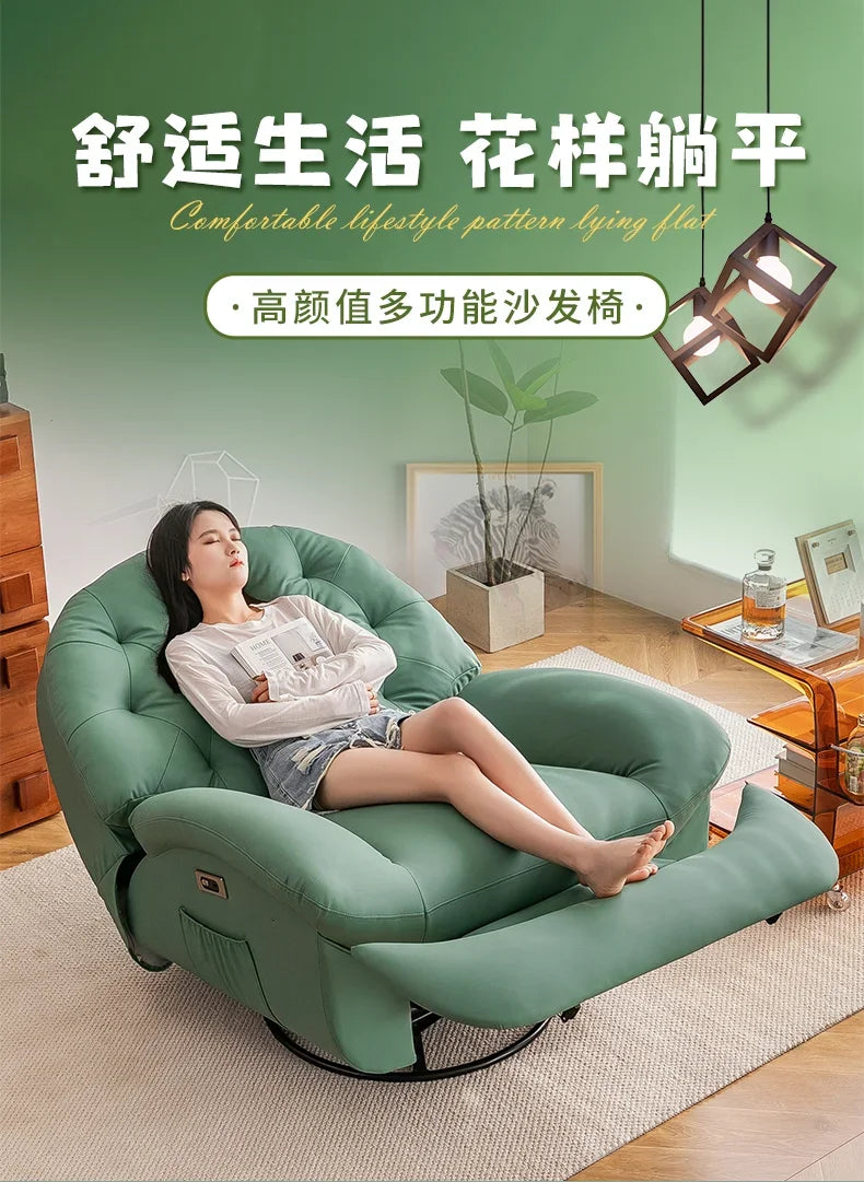Massage Double Heating Sofa Rocking USB Mobile Phone Bracket Sofa Chair Lounges Single Modern Canape Salon Living Room Furniture
