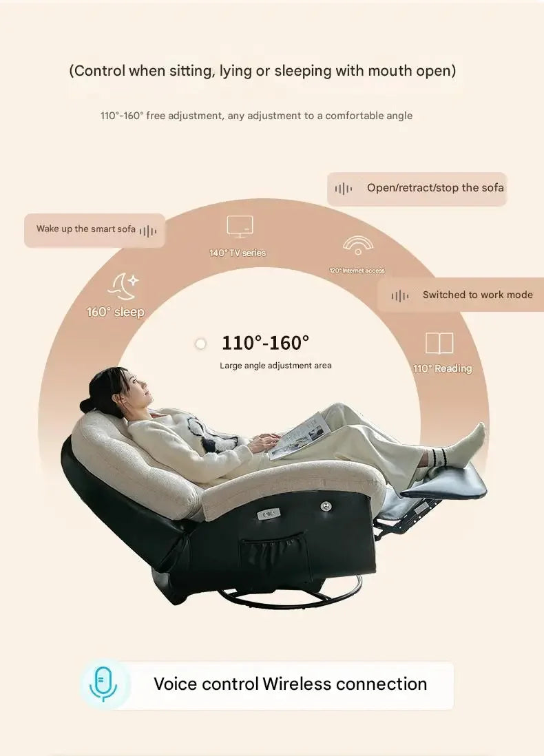 Designer Relax Massage Living Room Chairs Balcony Reading Swivel Comfortable Massage Ergonomic Fauteuil Lounge Suite Furniture