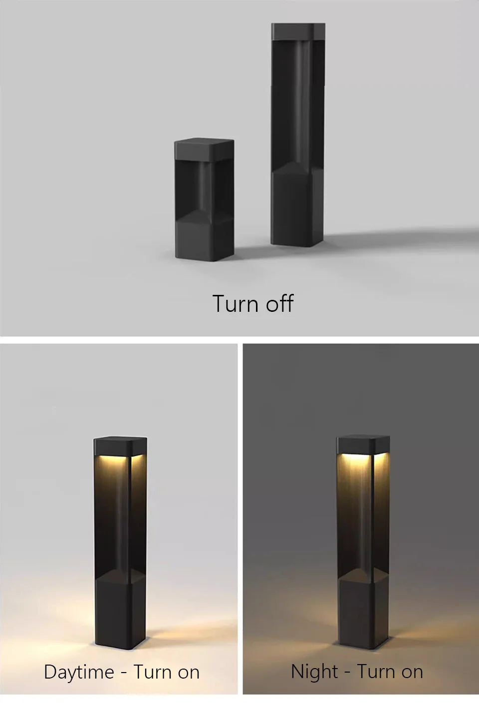 LED Lawn Lights Modern Waterproof Outdoor Garden Lamp Stainless steel Landscape Lighting for Yard Pathway Patio Villa Park Decor
