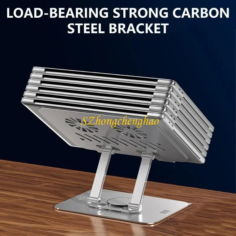 Aluminum Tabletop Bracket with 360 Rotation Heat Dissipation Stand for Devices 601D
