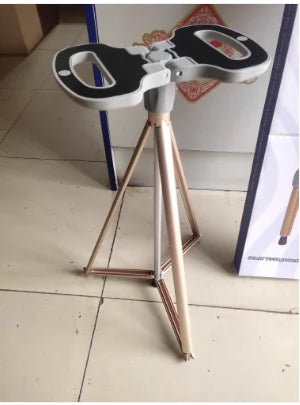 Aluminum Alloy Elderly Cane  Scratch-Resistant Multi-Function Hiking Stick  Foldable Walking Seat Adjustable Trekking Pole