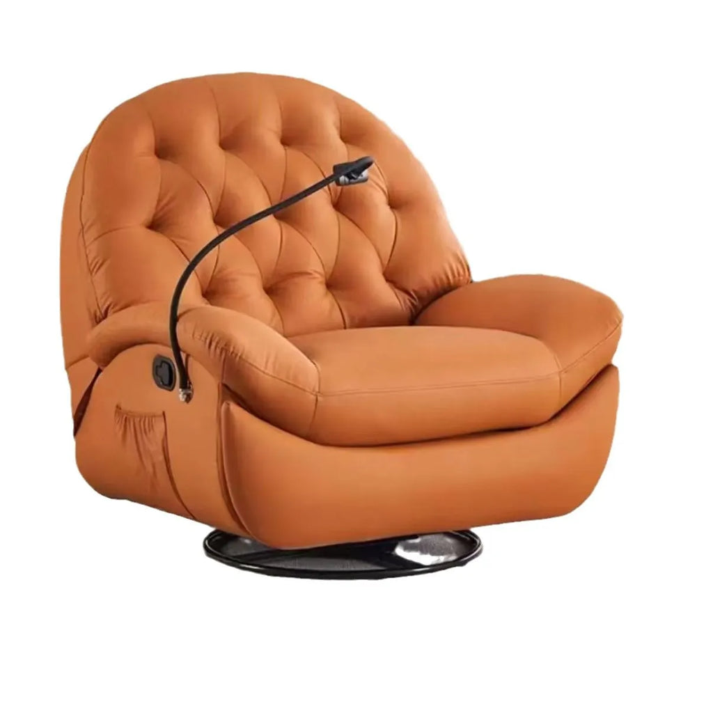Lazy sofa sleepable and reclining living room bedroom sofa recliner multi-functional rotatable small  single sofa