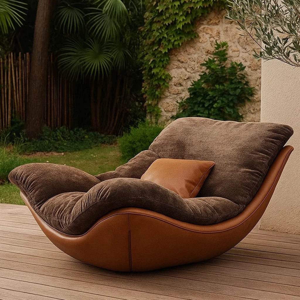 Relaxing Lounge Living Room Chairs Brown Classic Ergonomic Cute Living Room Chairs Oversized Sillones Modernos Furniture Home