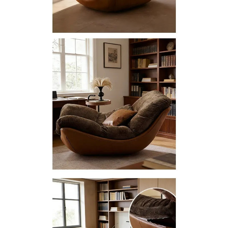 Office Home Balcony Leisure Chair Living Room Single Lazy Sofa Chair