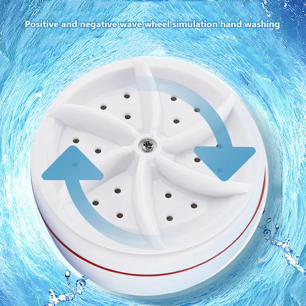 Turbine Rotation Washer Machine Wheel Bubble Ultrasonic Turbo Washing Machines Multifunction Low Noise for Socks Underwear