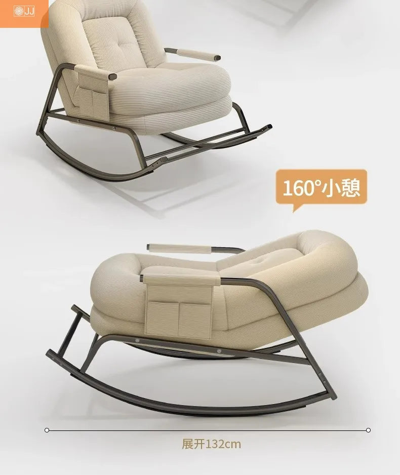 Lazy rocking chair Lazy sofa Home balcony Leisure living room Siesta chair Siesta rocking chair