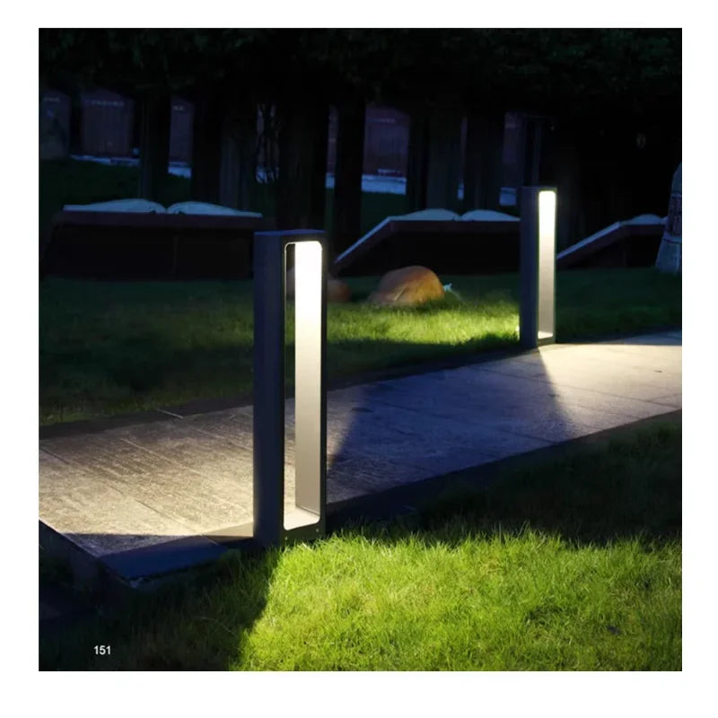 LED Outdoor Door Type Lawn Light Luxury Courtyard Light Waterproof Lawn Light Modern Landscape High Protection Column Light