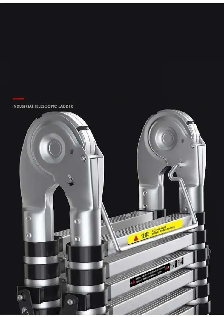 Alloy Telescopic Step Ladder Multi-functional Lifting Engineering Stairs Thickened Herringbone Ladders Folding Stairs