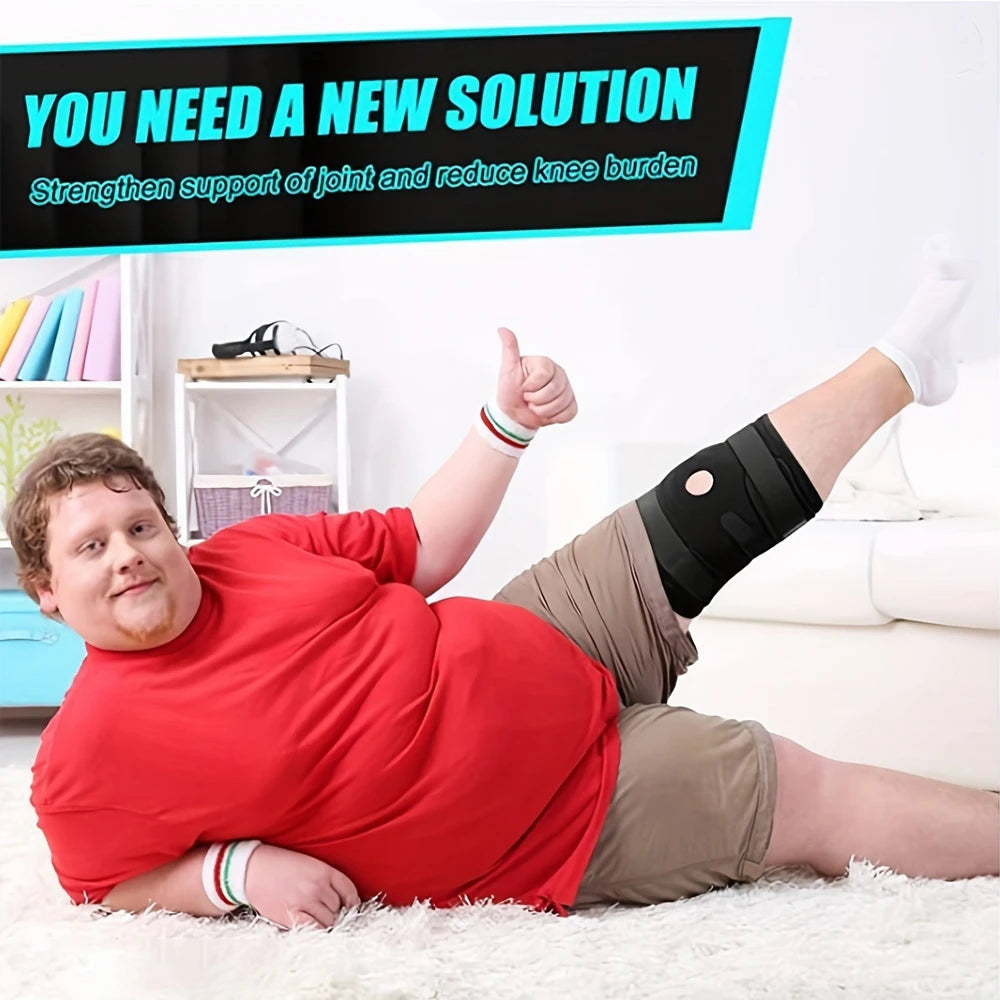 1PC Knee Brace for Men &Women - Adjustable Patella Compression Knee Support for Arthritis,Plus Size Knees Brace Side Stabilizers