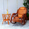 For Rattan Rocking Chair, Recliner Balcony Home Leisure Rattan Rocking Chair Adults Elderly Living Room Courtyard
