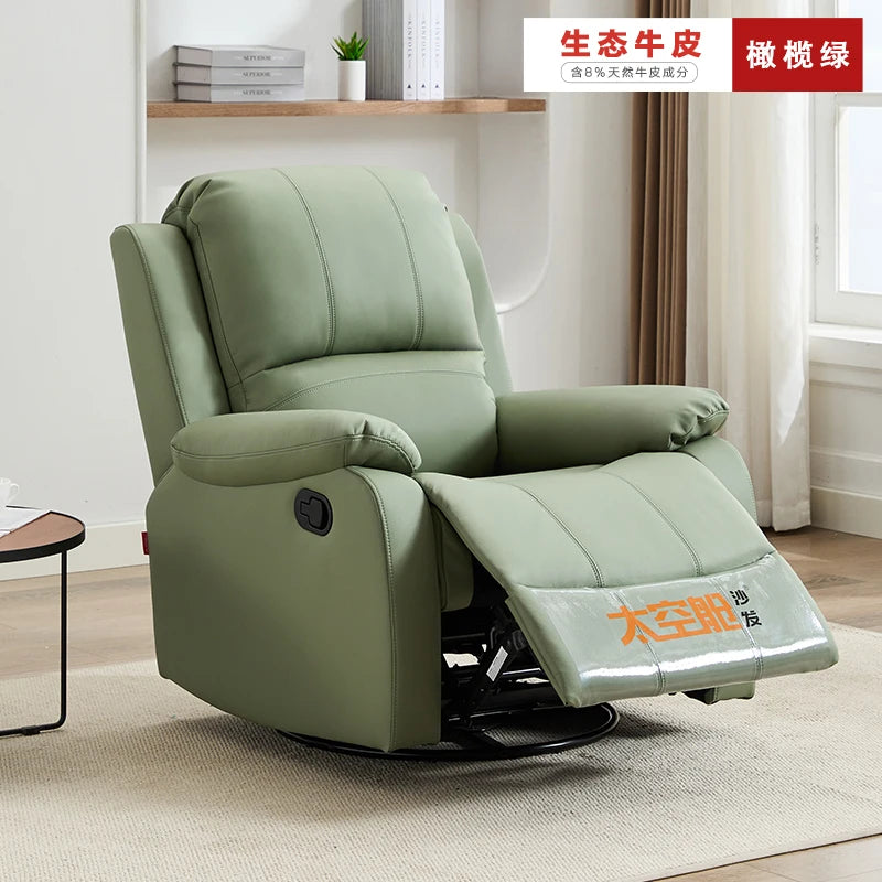 r8.20- Sofa Single Electric Massage Multifunctional Computer Nail Art Reclining Chair Lazy Leather Technology Fabric