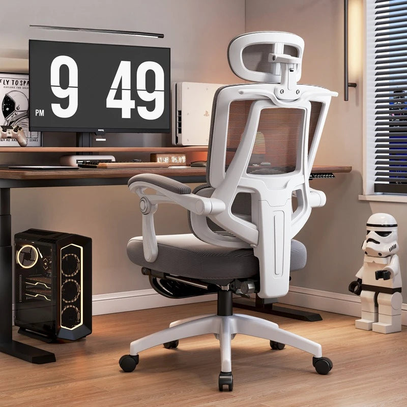 Ergonomic Gaming Chair Home Office Chair Lumbar Support Adjustable Height Reclining Study Learning Desk Chair Game Chair