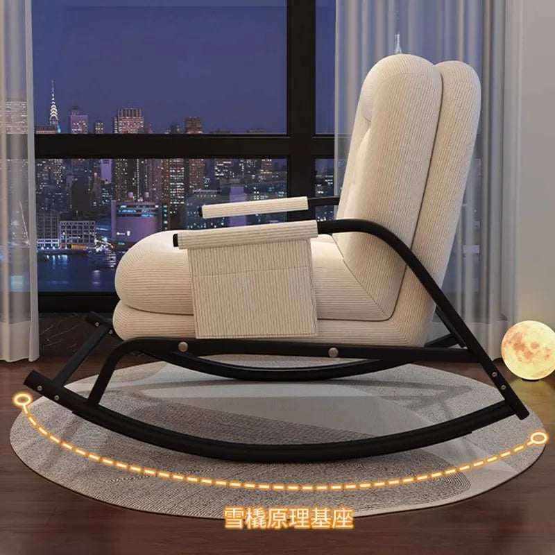 creamy style dog house rocking chair, single lazy person, home small sofa,Swinging chair, lounge chair, adults can sleep