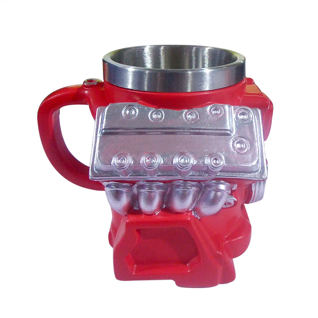 300ML V8 Engine Coffee Mug Milk Cup Art Decoration Mug For Men Car Enthusiasts Lover Mechanics Kitchen Office Home Travel Coffee